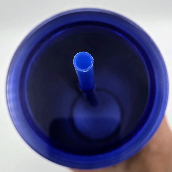 Starbucks Christmas Holiday 2023 Blue Swirl Venti Cold Cup Tumbler 24oz Read - Picture 7 of 12